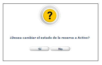 Cómo dar como inicializada una reserva de recurso